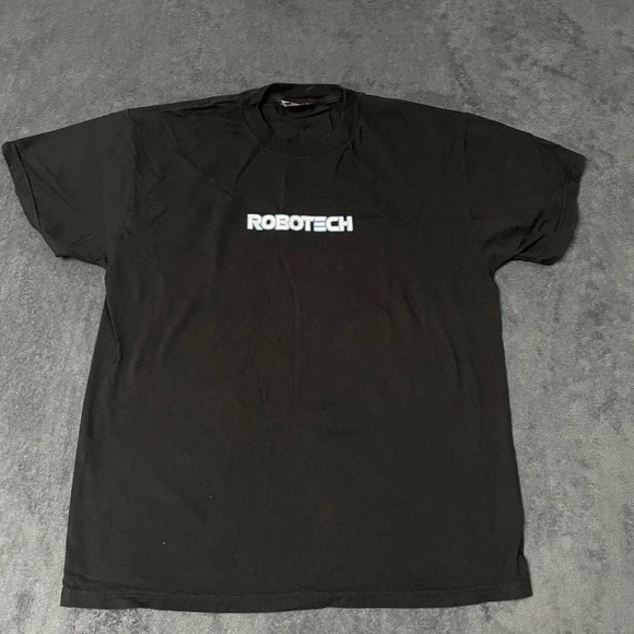 Odm Robotech Super Dimension Fortress Macross Vintage Anime Graphic T-Shirt L - Picture 2 of 6